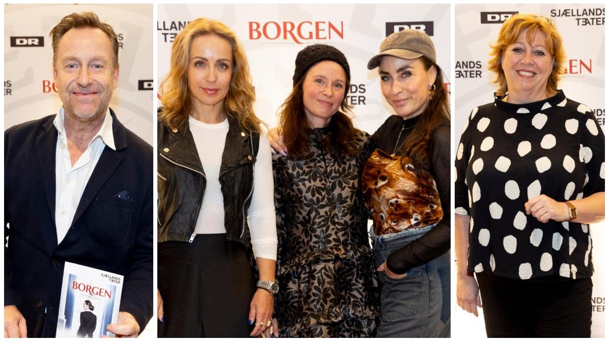 Det vrimlede med kendte på den røde løber til premiere på "Borgen".