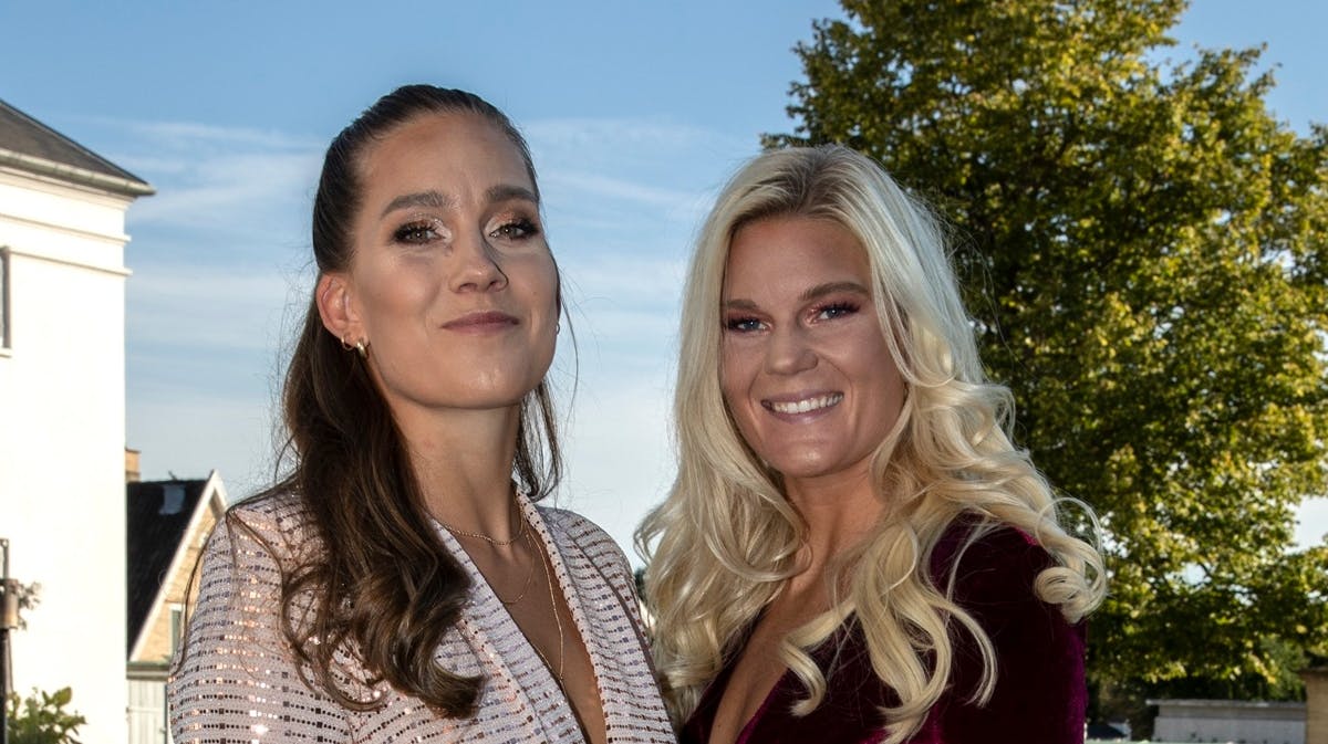 Cathrine og Rasmine Laudrup-Dufour.