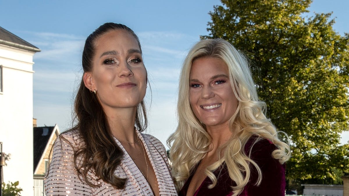 Cathrine og Rasmine Laudrup-Dufour.