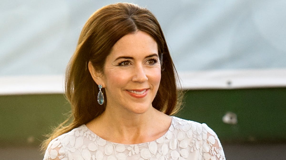 Billedet af dronning Mary her er taget i en anden forbindelse. Se billeder fra aftenen i Egypten i artiklen.