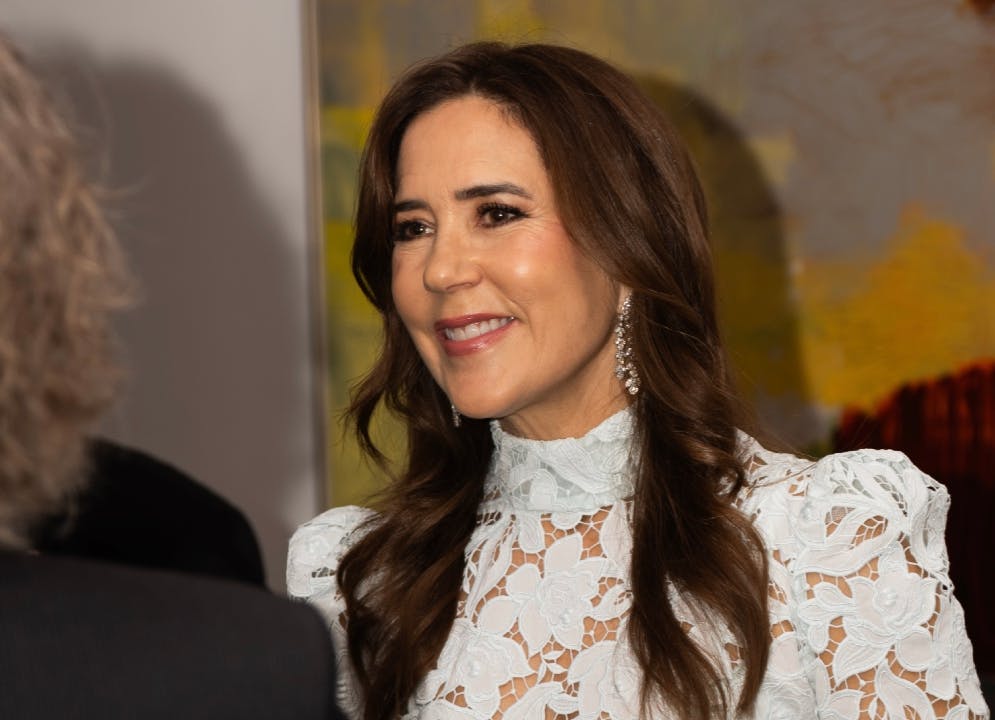 Dronning Mary under sin rejse til Egypten