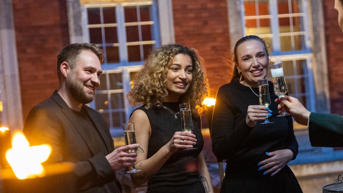 Andreas, Sherica og Charlotte fra "Forræder: Ukendt Grund".