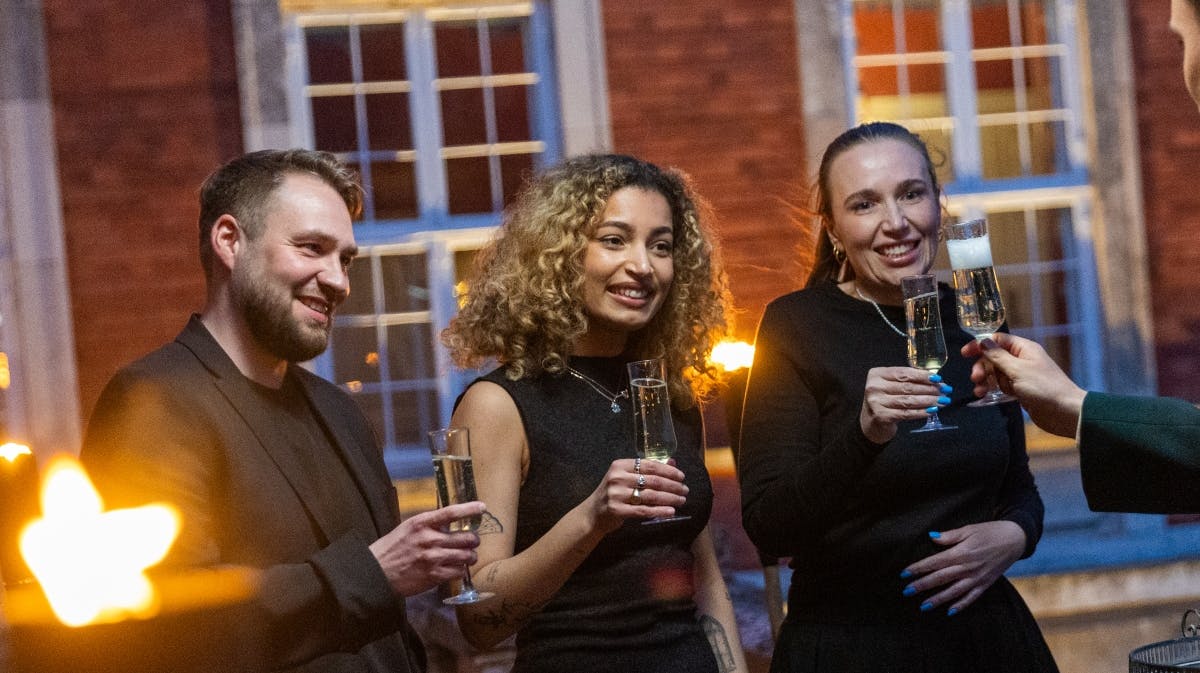 Andreas, Sherica og Charlotte fra "Forræder: Ukendt Grund".