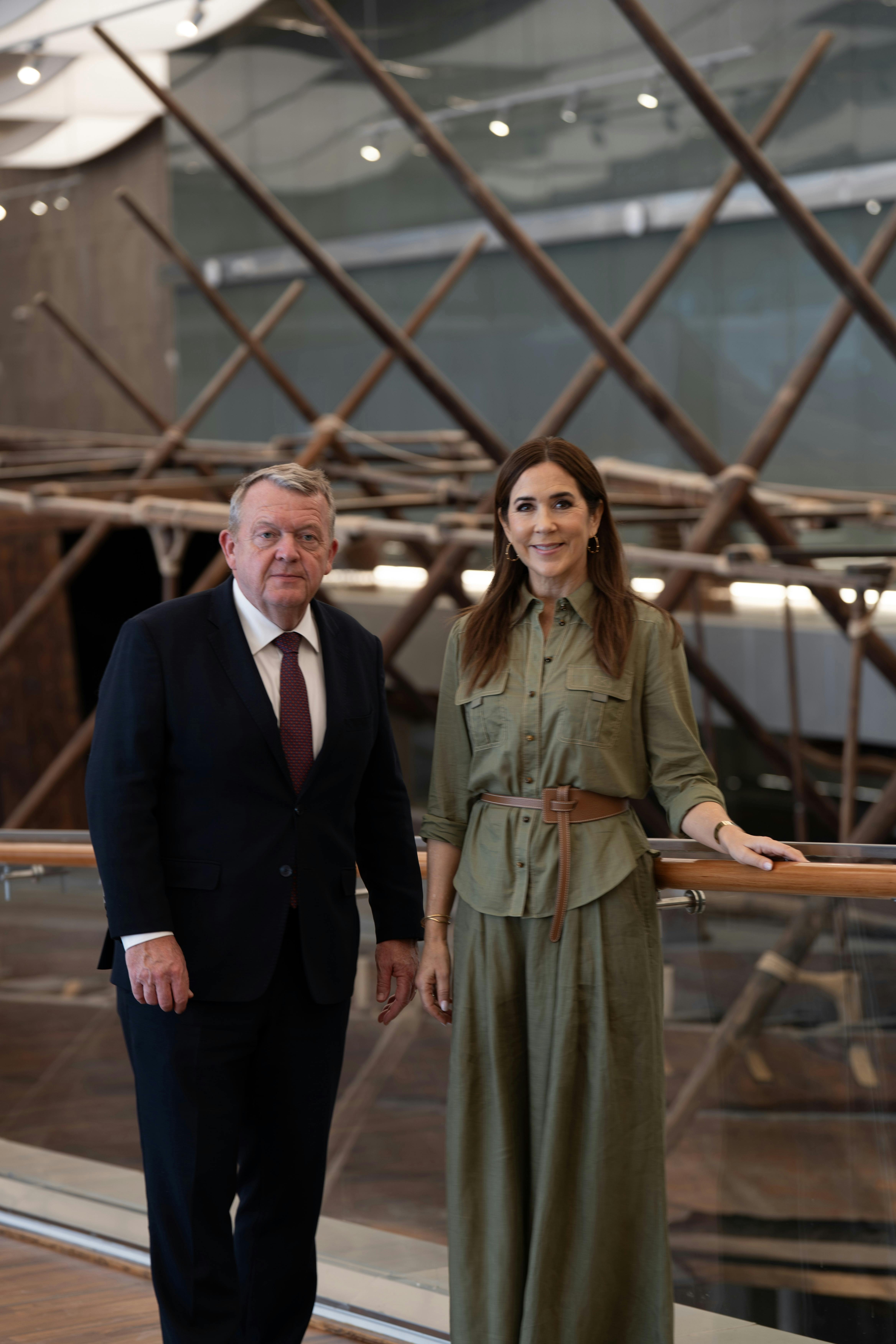 Lars Løkke Rasmussen og dronning Mary til åbningen af Grand Egyptian Museum. 