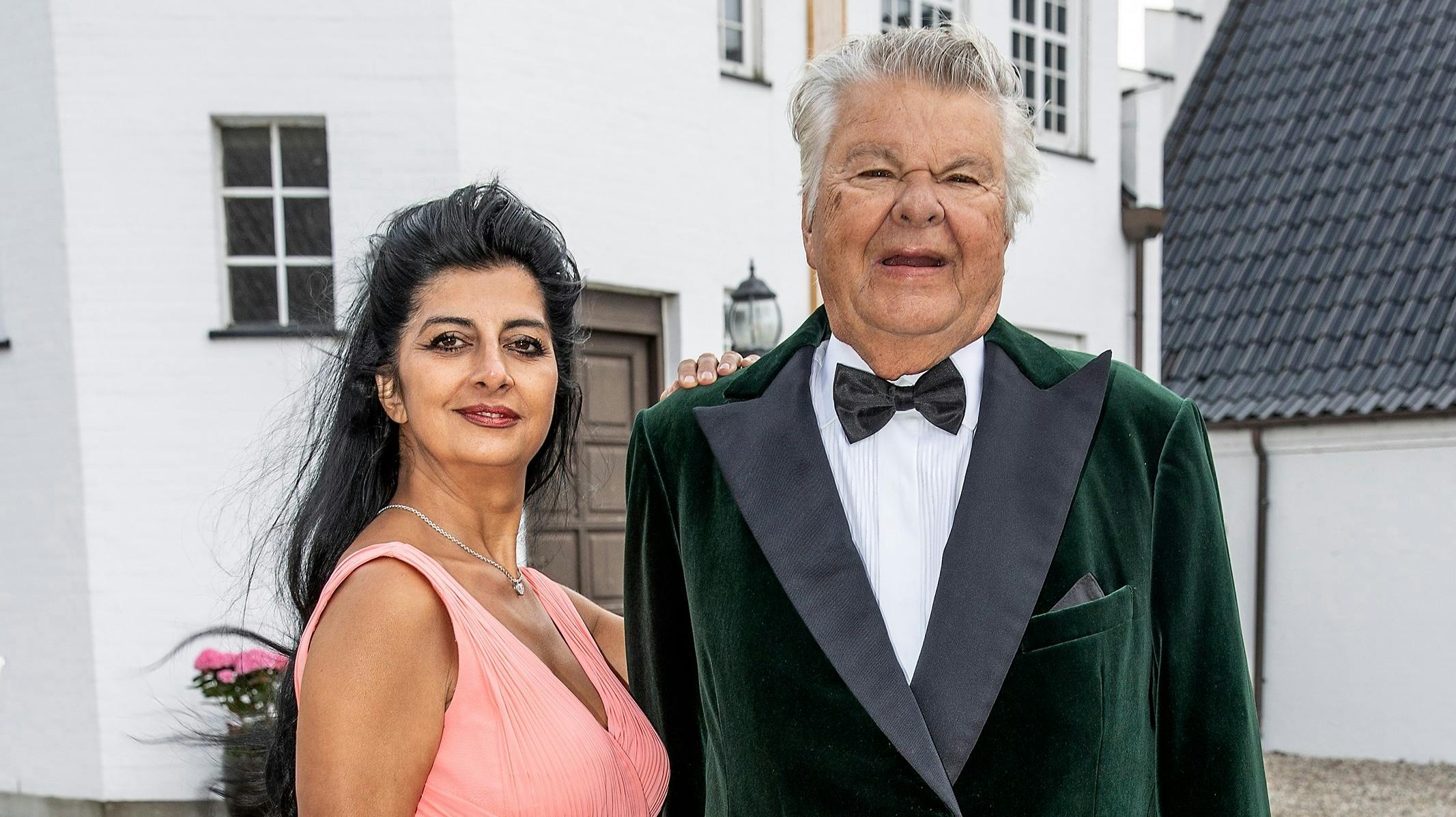 Susan Astani-Kjær med ægtemanden Christian Kjær.