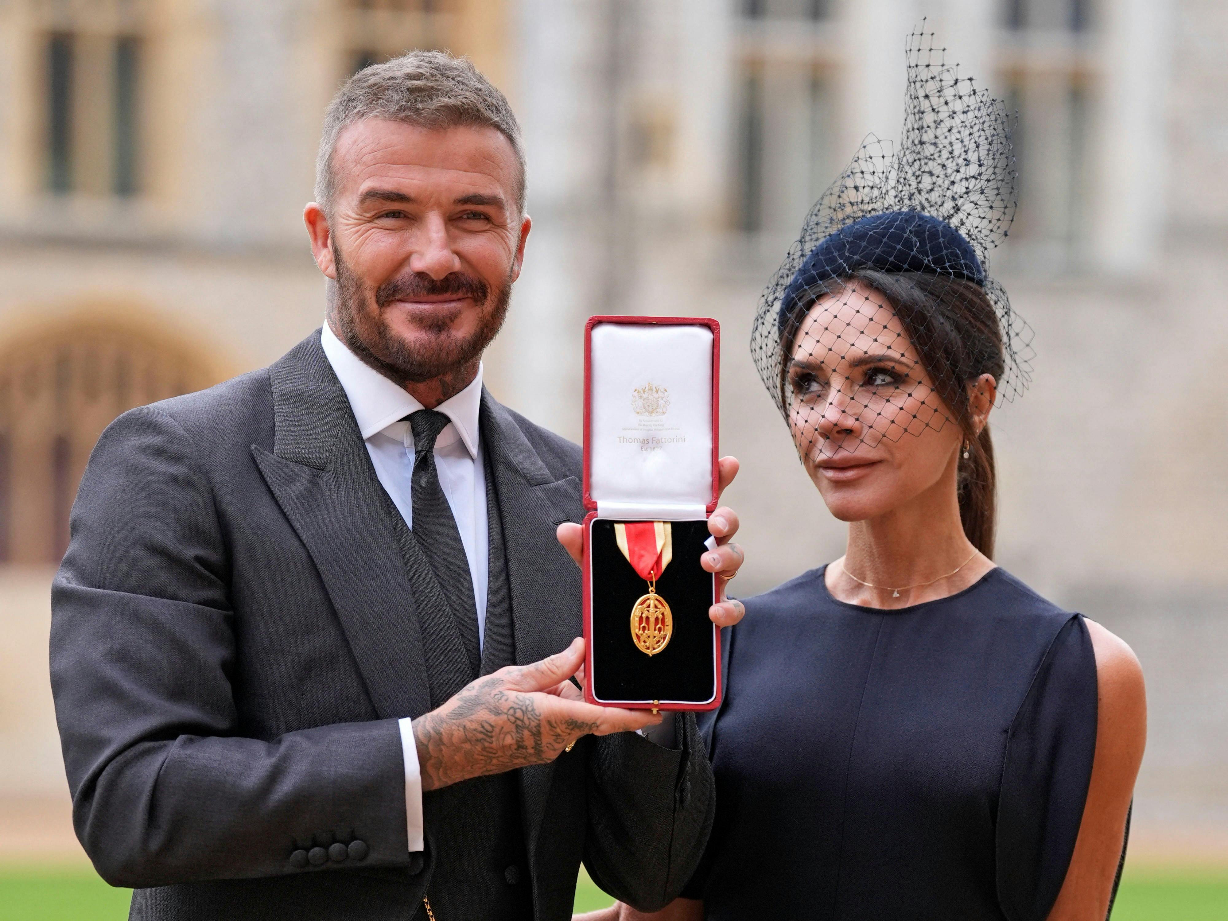 David og Victoria Beckham.