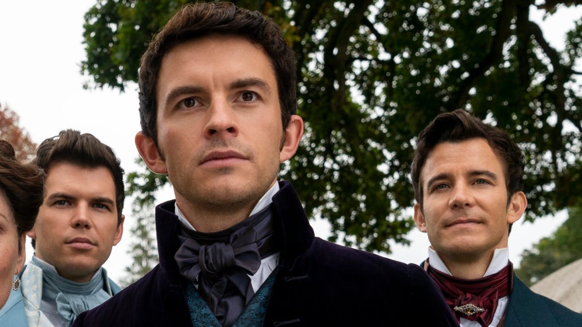 Tre af brødrene fra "Bridgerton".