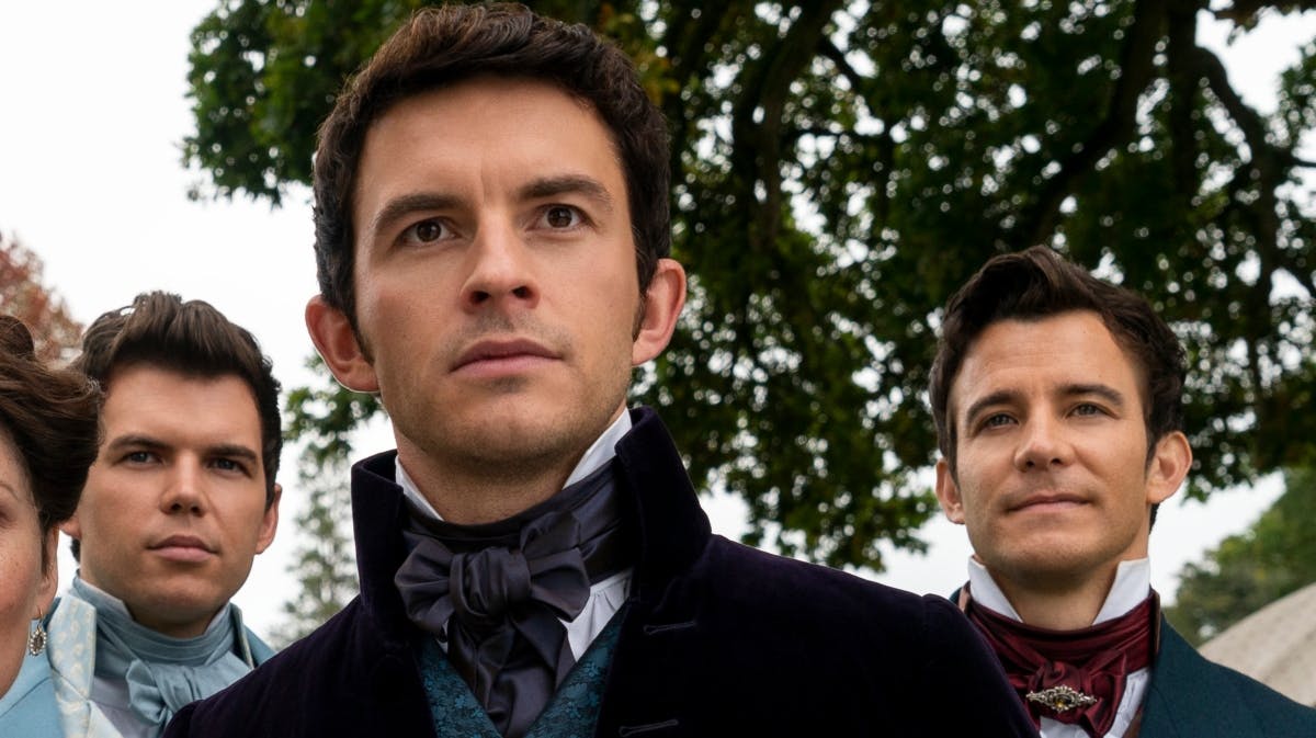Tre af brødrene fra "Bridgerton".