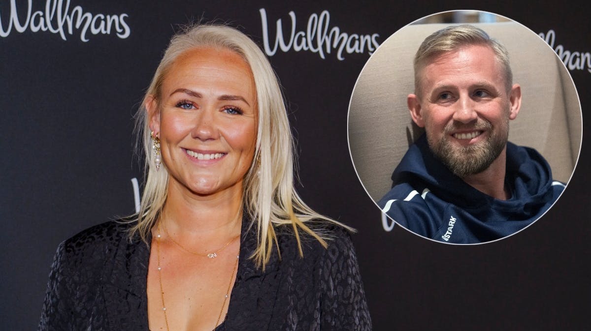 Cecilie Schmeichel glæder sig til, at hun skal kommentere fodboldkampen på torsdag, hvor hendes bror er målmand.
