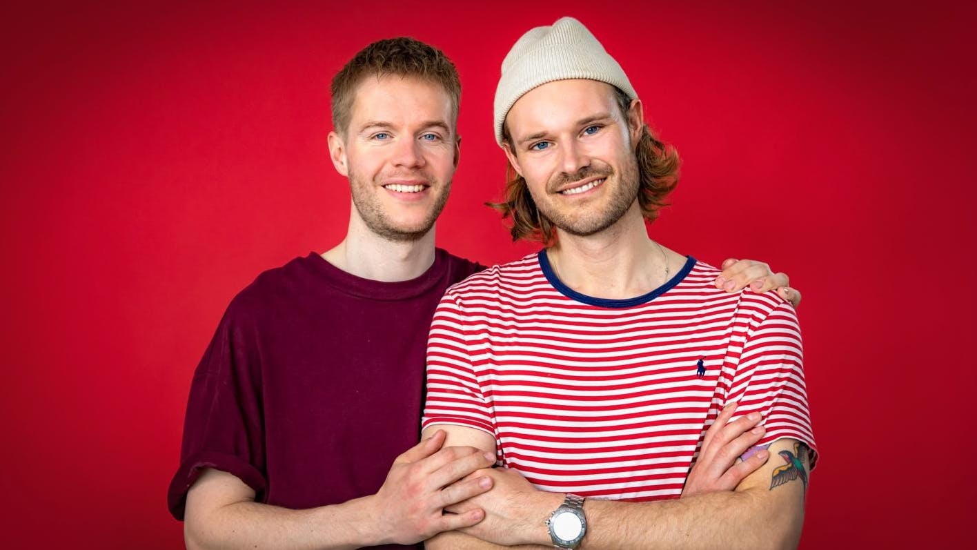 Martin Storgaard og Lucas Lohmann deltog i sæson 7 af ”Nybyggerne”. 