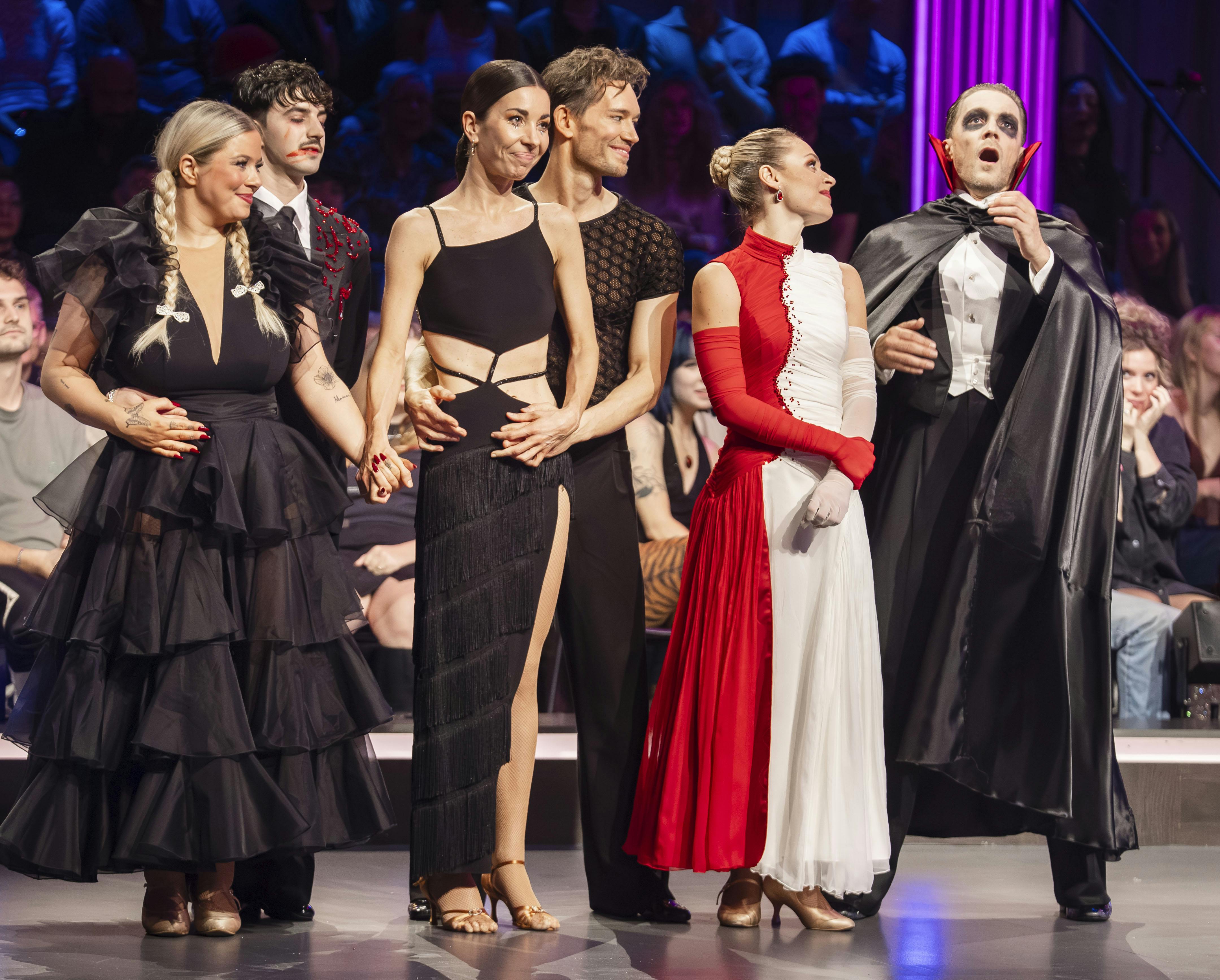 Michael Olesen var utroligt lettet, da han og Jasmin som de sidste gik videre fra dødsbananen.