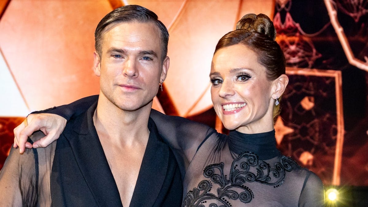 Silas Holst og Lise Rønne i "Vild med dans" i 2021. 