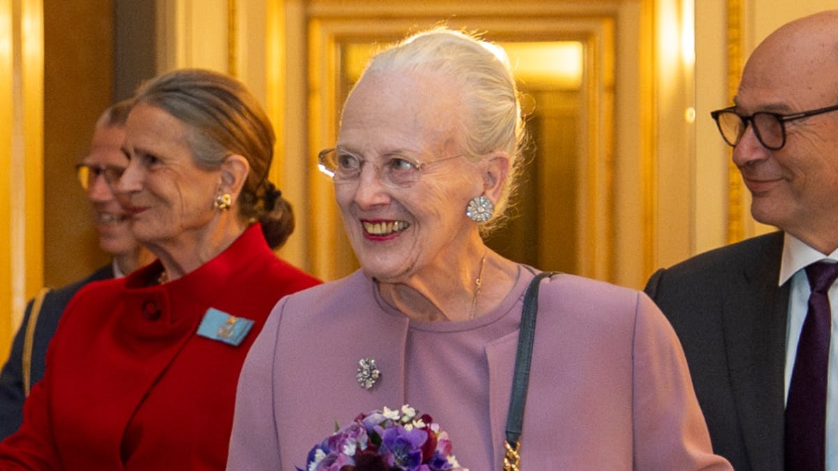 Dronning Margrethe på Christiansborg Slot
