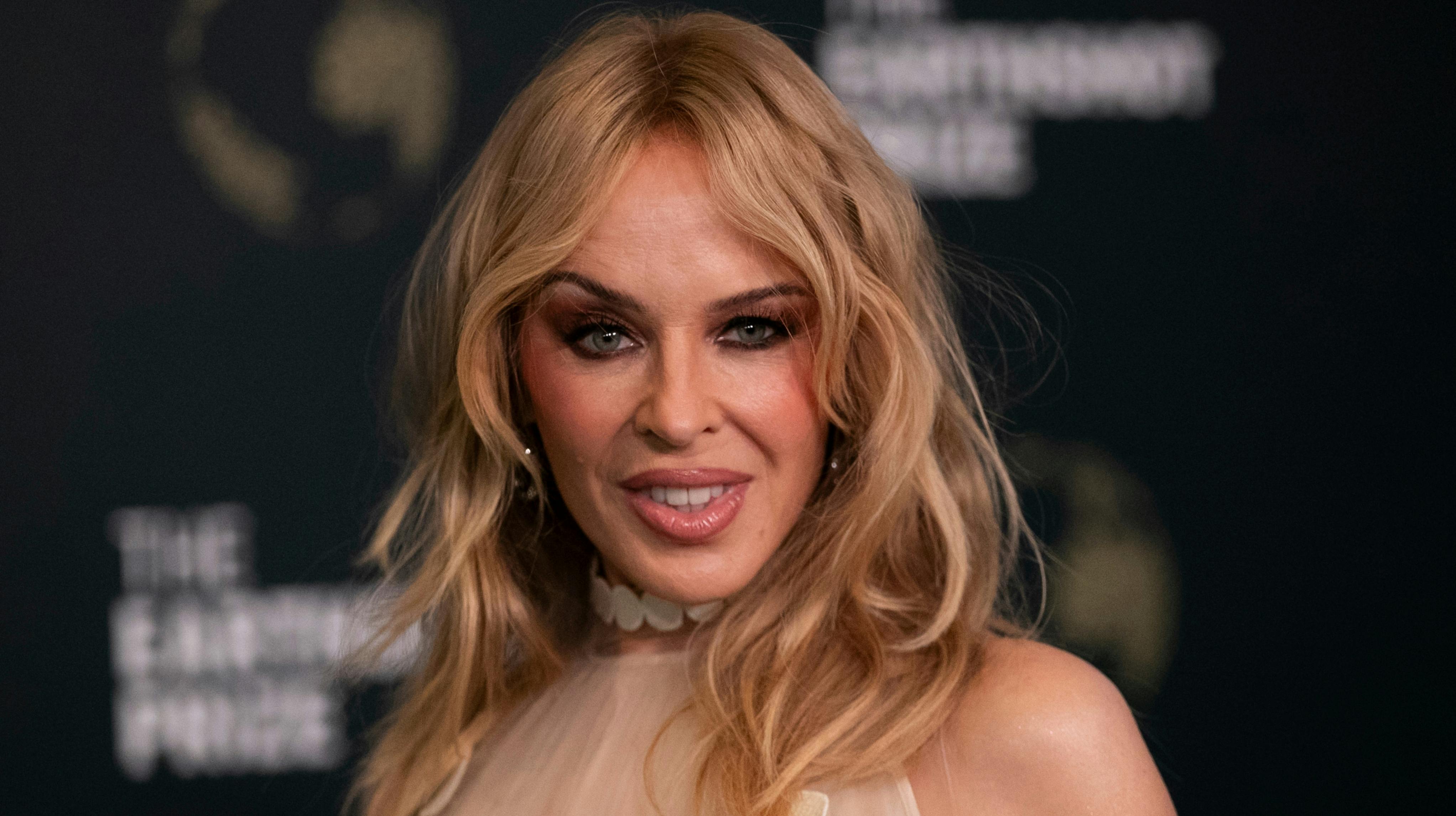 Den australske popstjerne Kylie Minogue.
