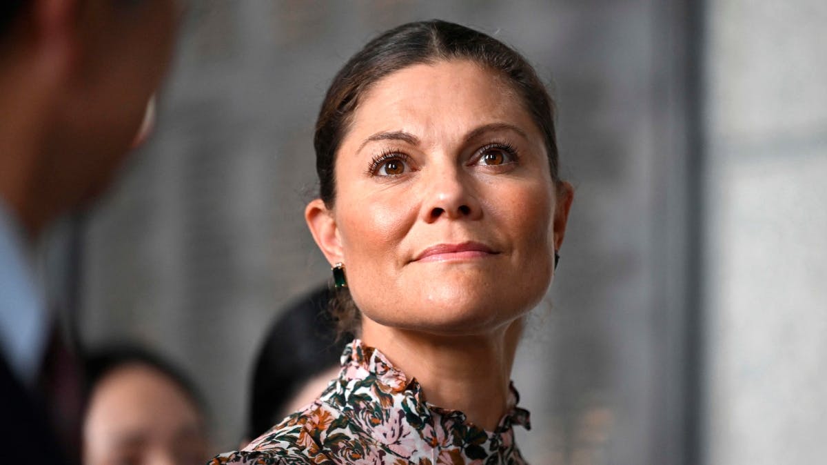 Kronprinsesse Victoria deltog i middagen på Ulriksdals Slotsteater.