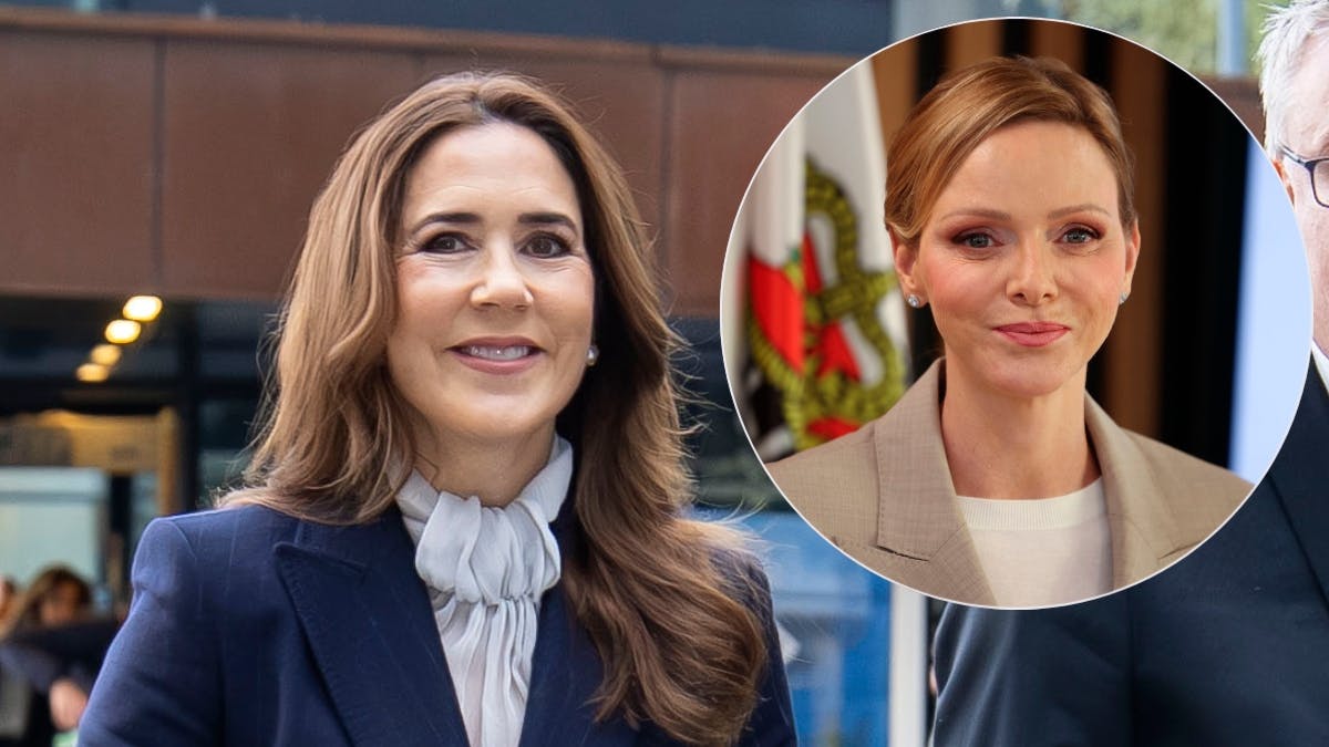 Dronning Mary og fyrstinde Charlene har begge en kærlighed til dobbeltradede blazere.