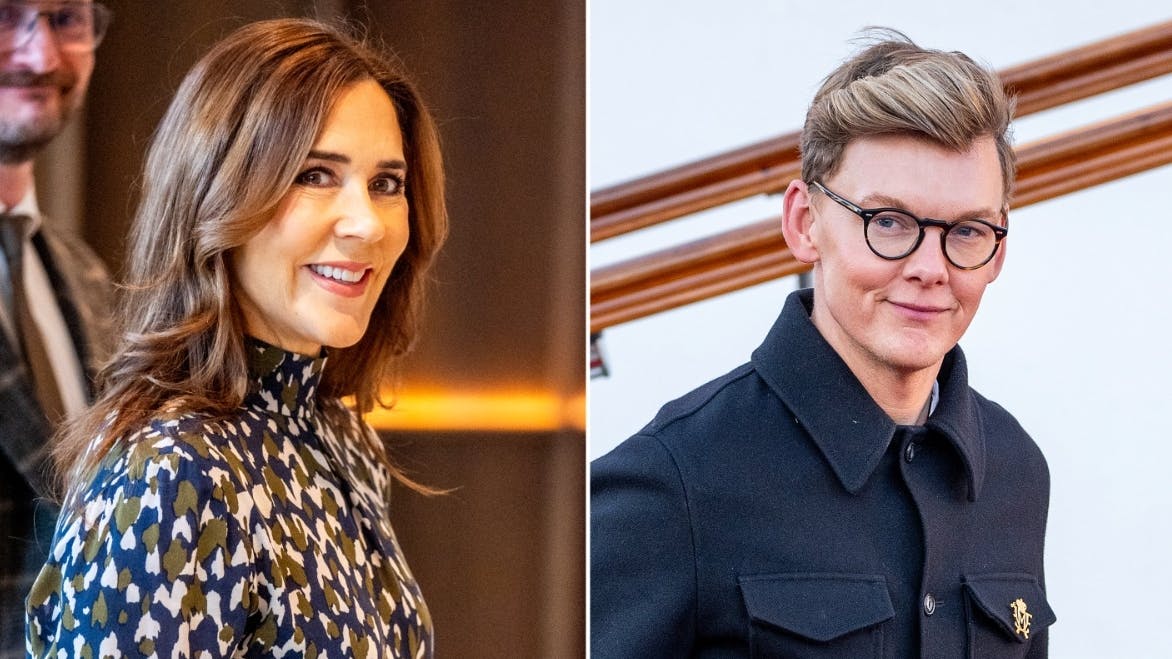 Dronning Mary og Kasper Astrup Bang-Bötel.