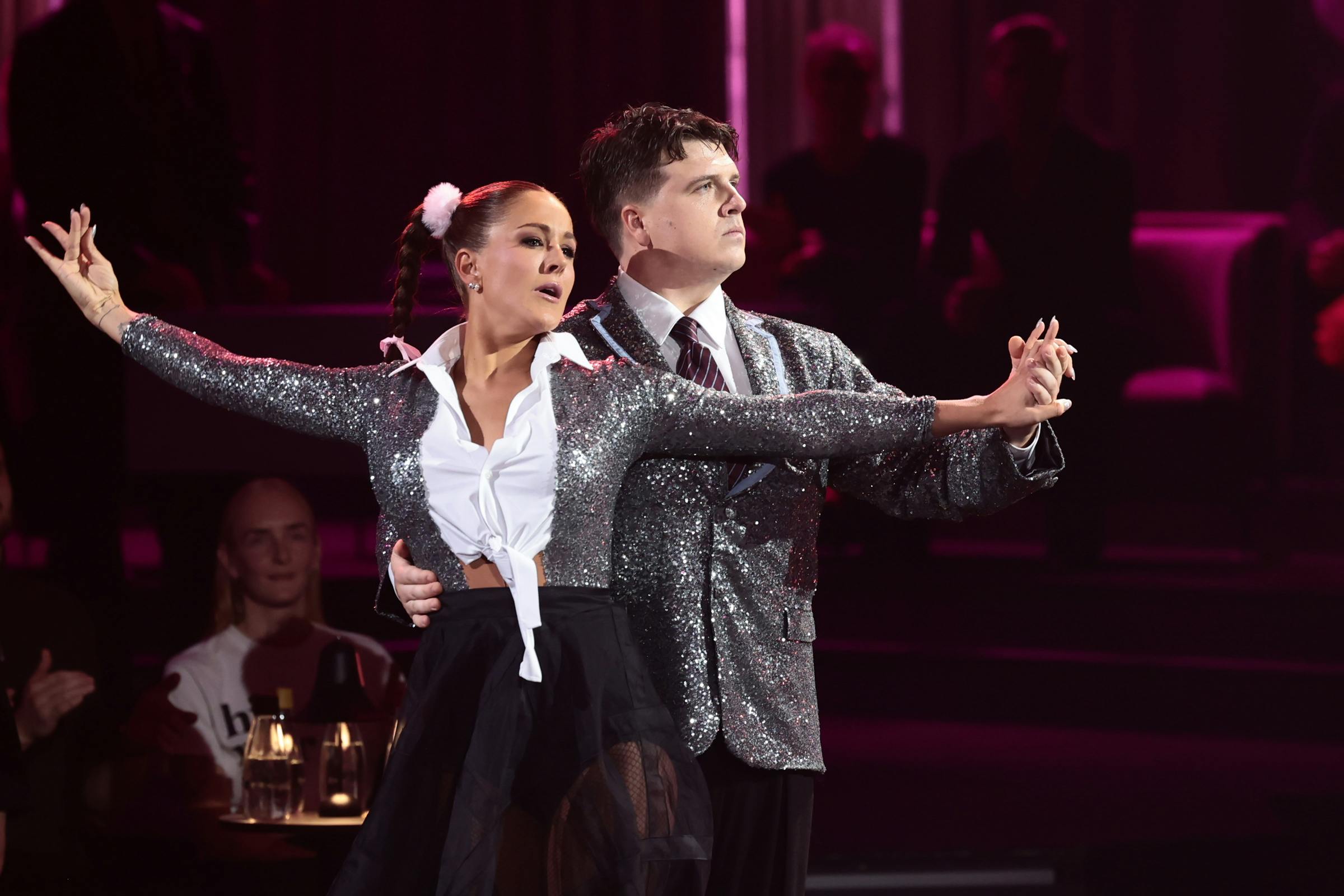 "Vild med dans"-parret Alfred Midé Erichsen og Camilla Dalsgaard i en tango.