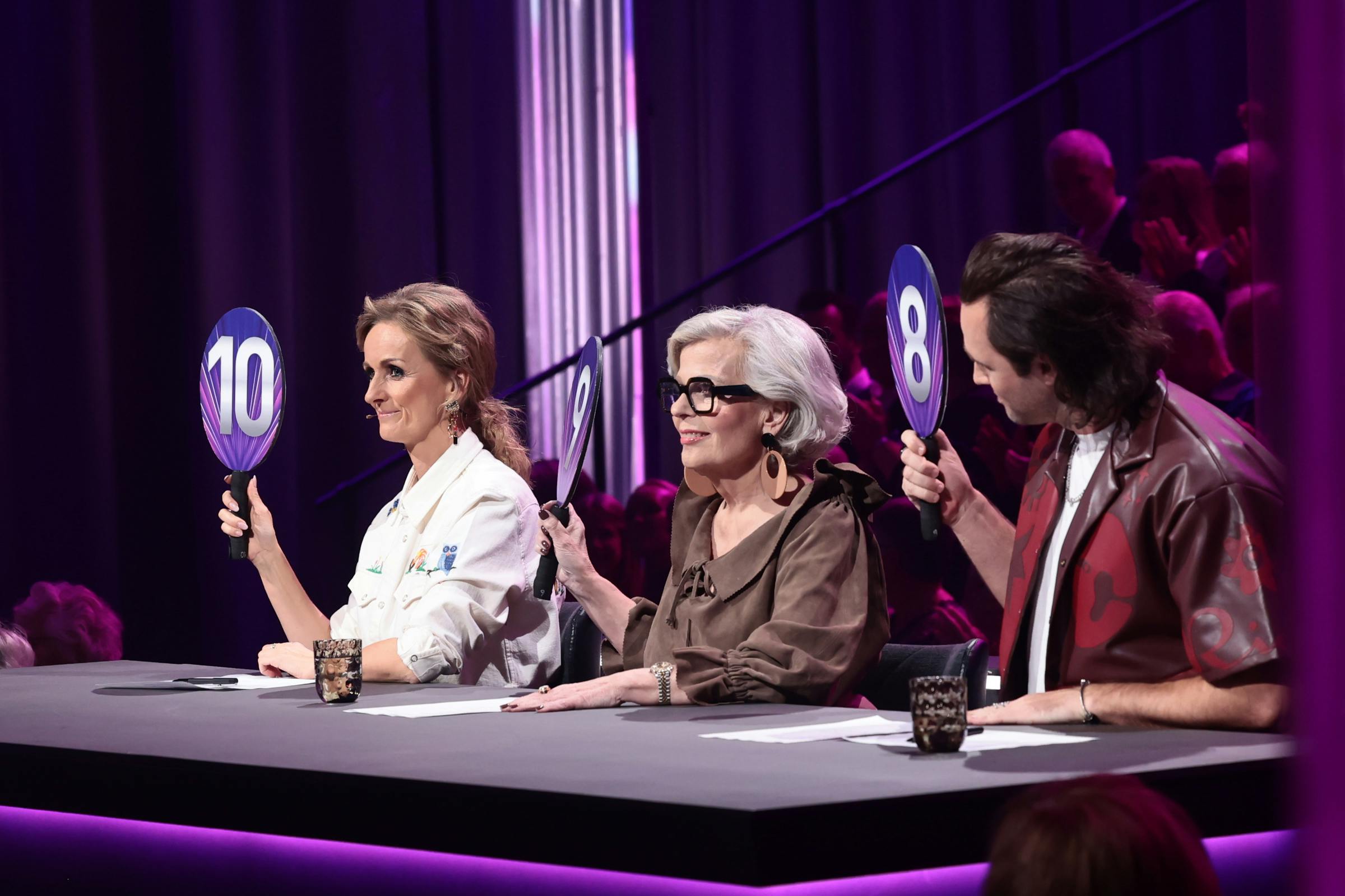 "Vild med dans"-dommerne Marianne Eihilt, Sonny Fredie Pedersen og Lene James Mikkelsen.