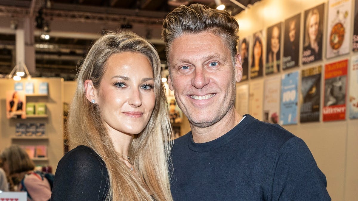 Annemette Holtz og Timm Vladimir på Bogforum. 