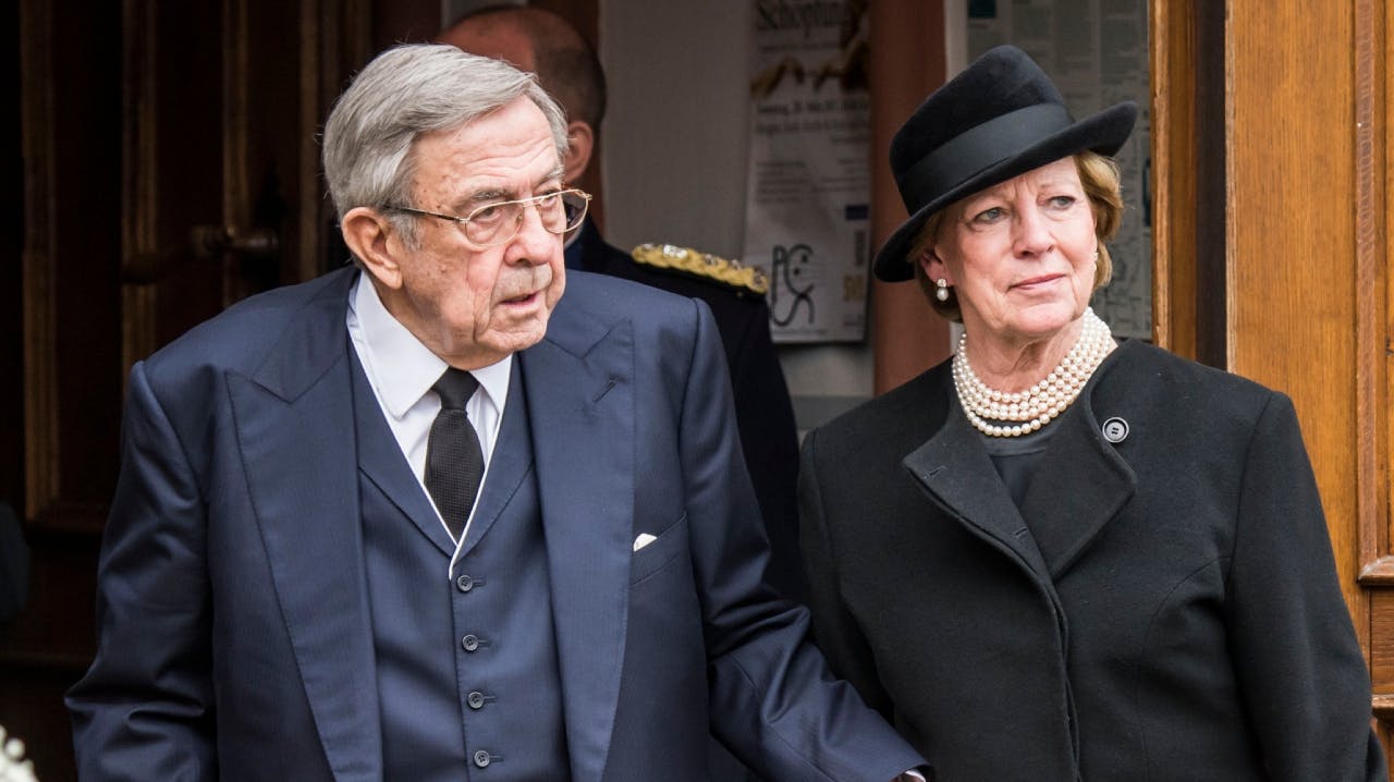 Kong Konstantin og dronning Anne-Marie i 2017.