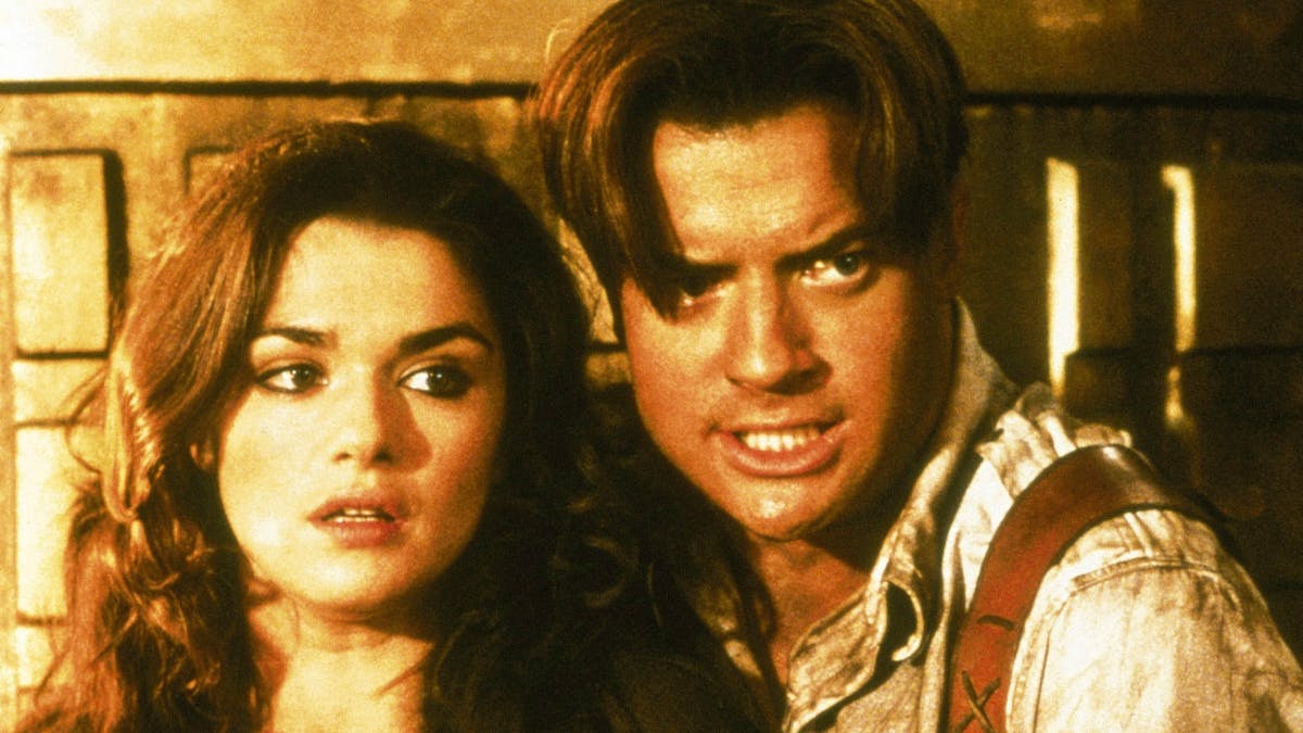 Rachel Weisz og Brendan Fraser i "The Mummy".