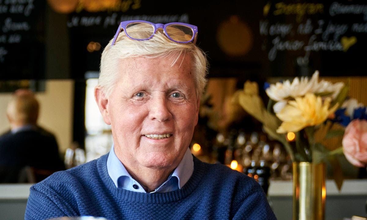 Stig Elling fotograferet i anledning af sin 75-års fødselsdag i marts 2022.