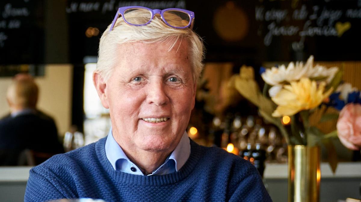 Stig Elling fotograferet i anledning af sin 75-års fødselsdag i marts 2022.