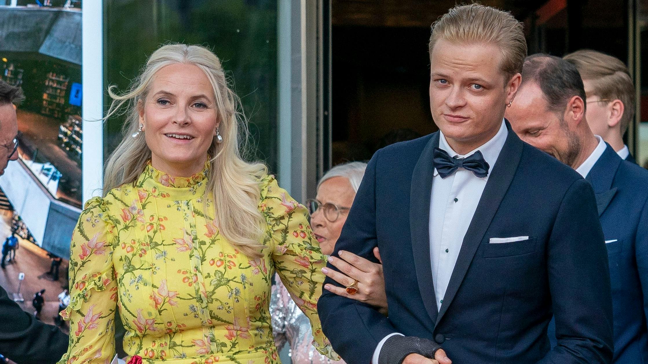 Kronprinsesse Mette-Marit og Marius Borg Høiby.