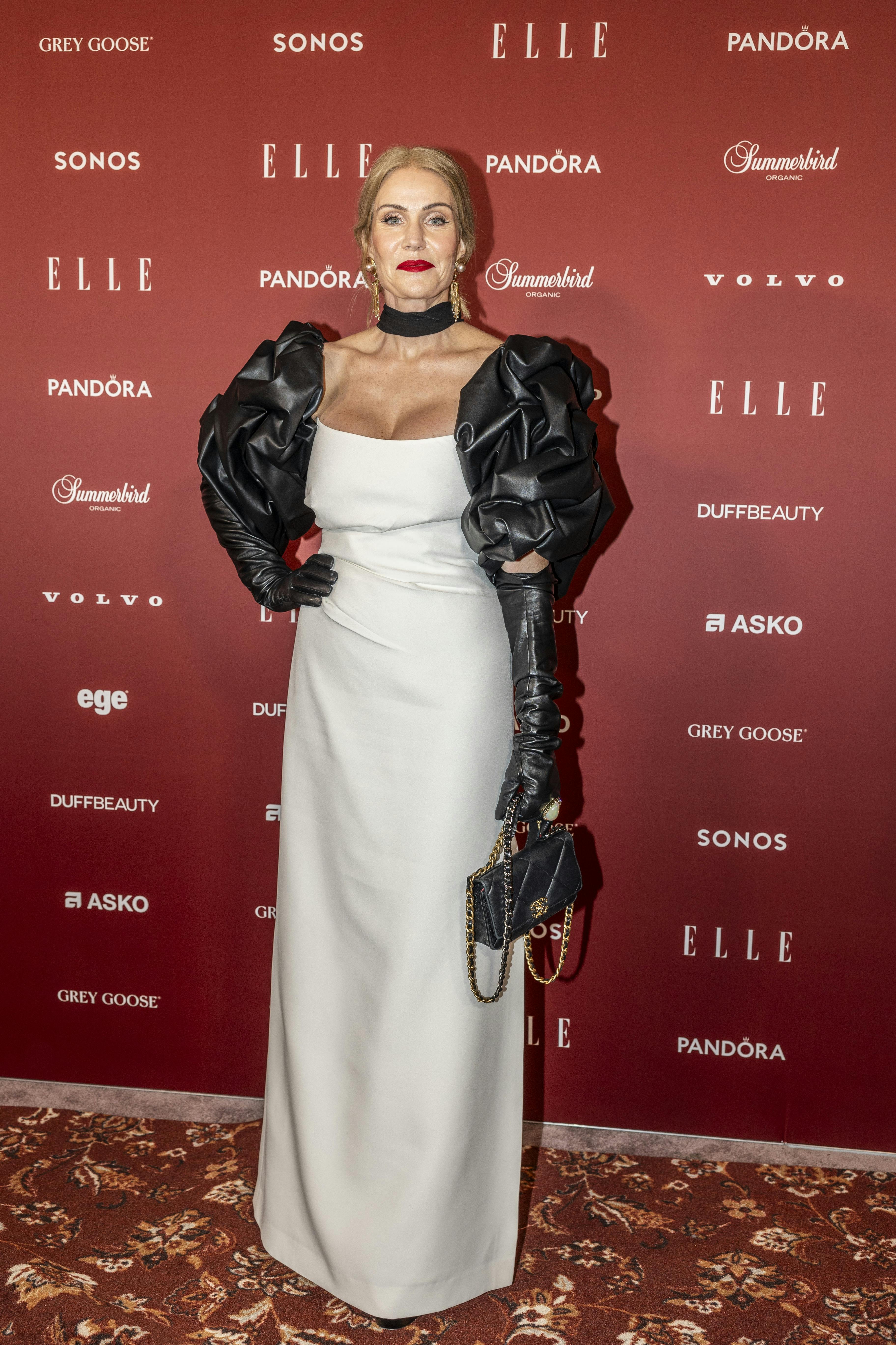 Helle Thorning-Schmidt var i design af Soeren Le Schmidt til ELLE Awards.