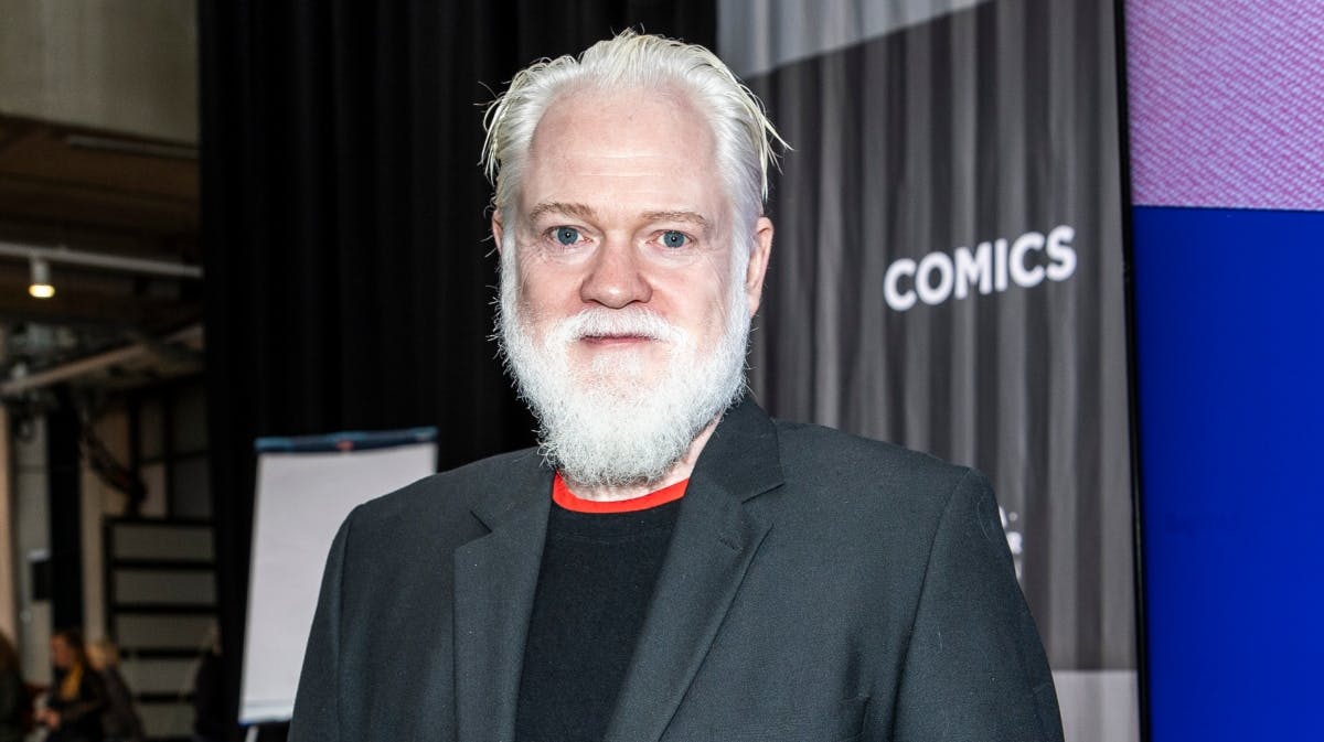 Esben Dalgaard var i weekenden på Bogforum med familien.