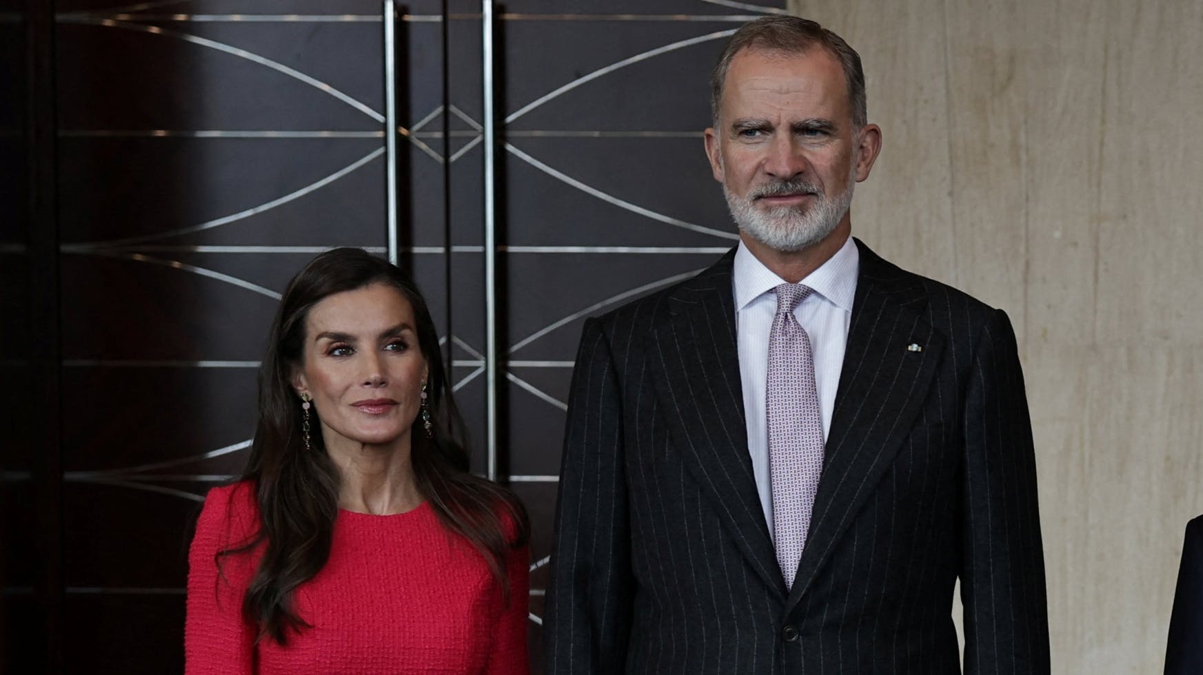 Dronning Letizia og kong Felipe i Kina tirsdag den 11. november.