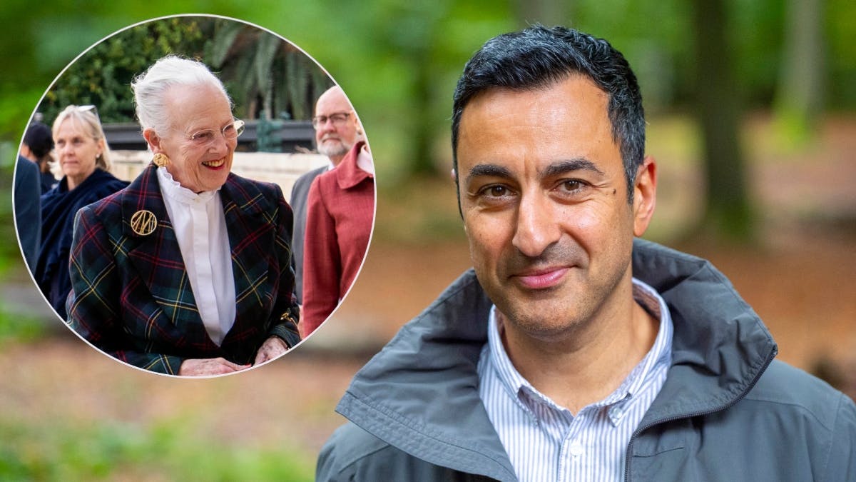 Erkan Özden har sendt et eksemplar af sin bog til dronning Margrethe.