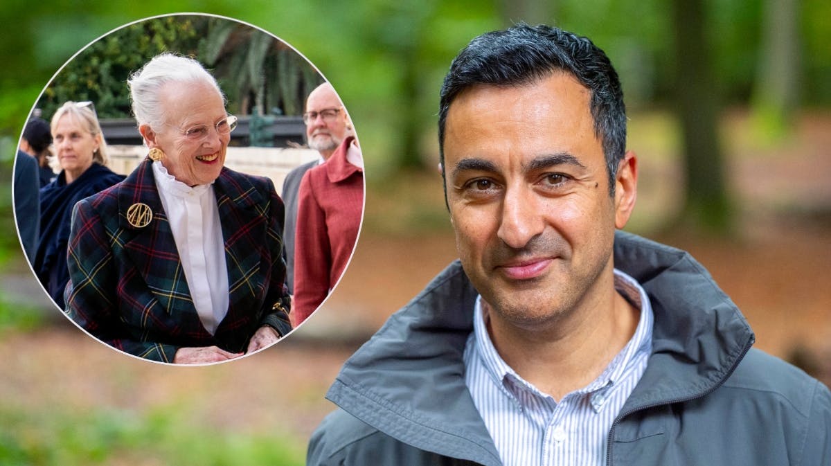 Erkan Özden har sendt et eksemplar af sin bog til dronning Margrethe.