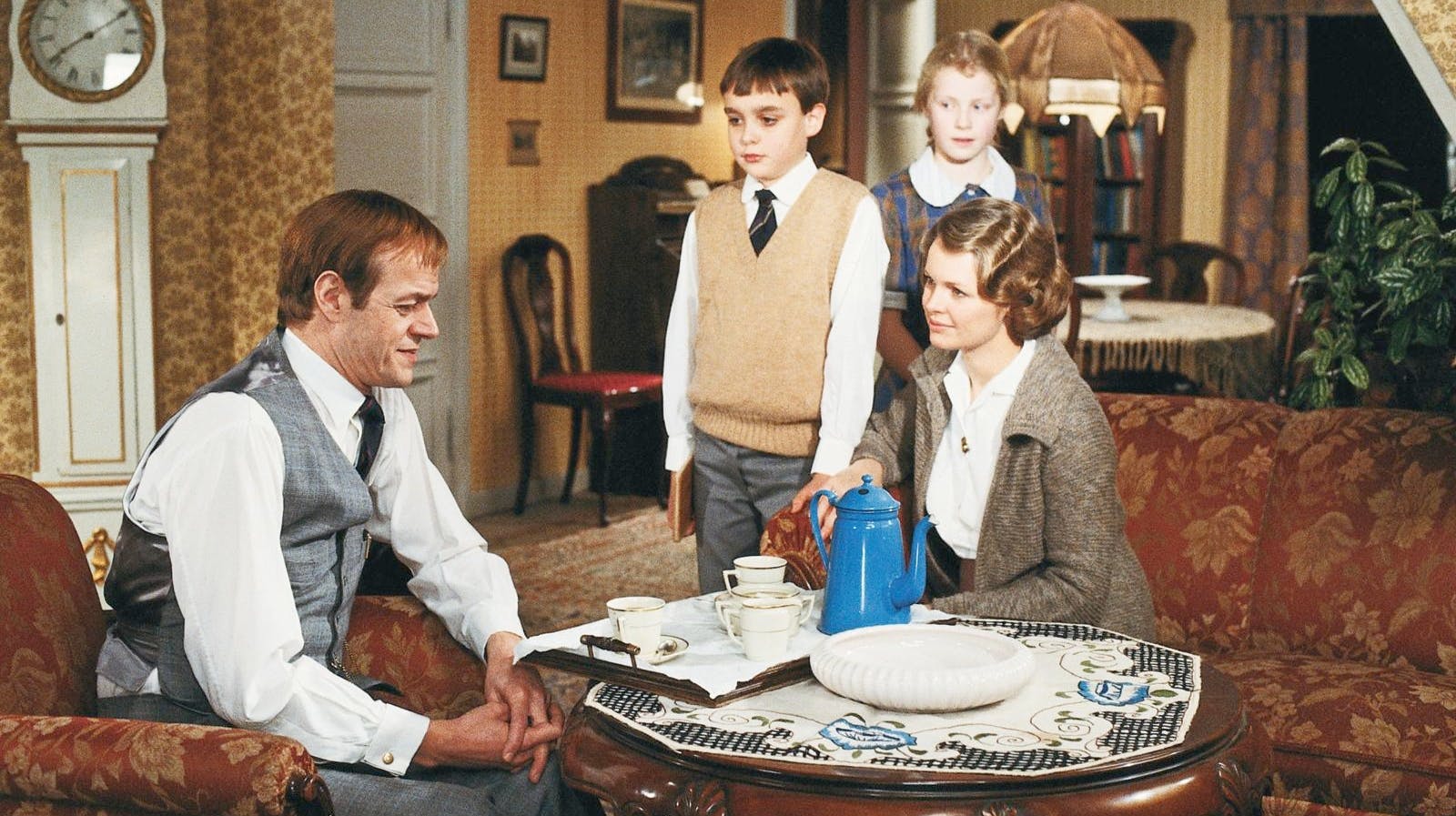 Mads, Daniel og Ingeborg Skjern i "Matador".