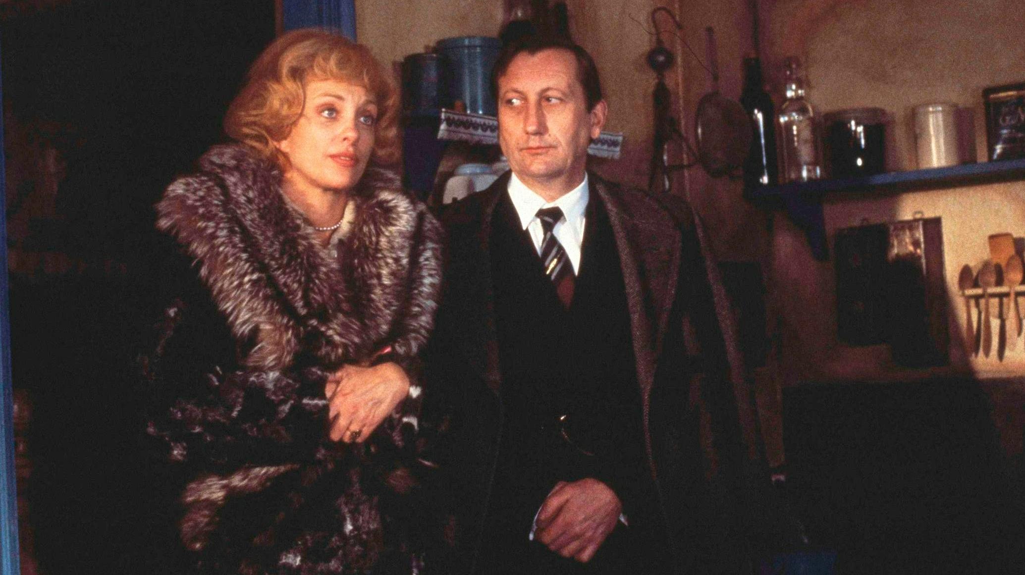 Maude Varnæs og Hr. Stein i "Matador".