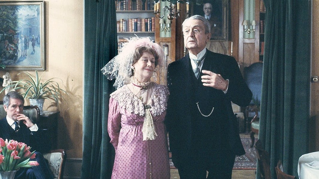 Misse Møhge og Frederik Andersen i "Matador".