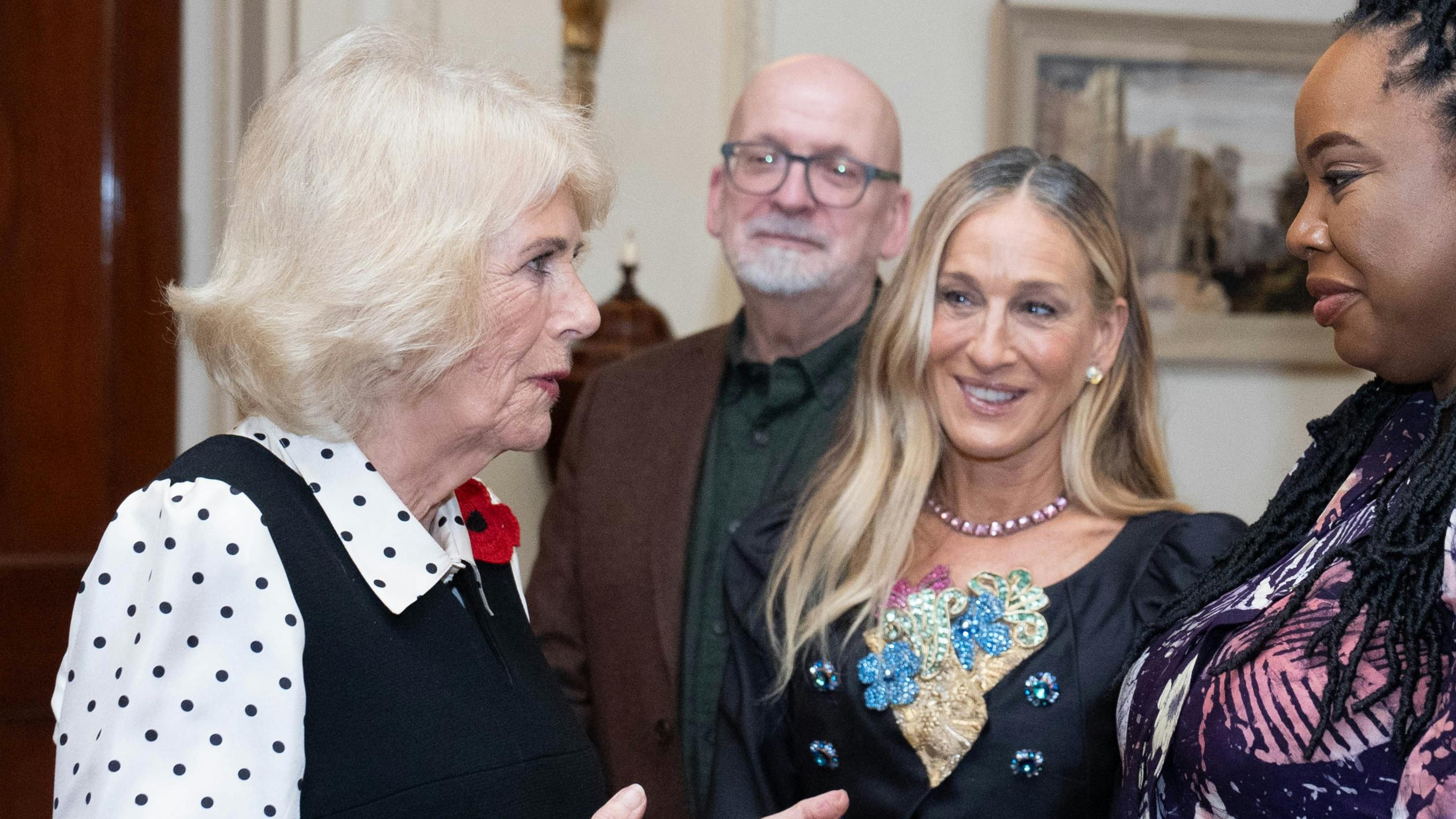 Dronning Camilla og Sarah Jessica Parker.&nbsp;