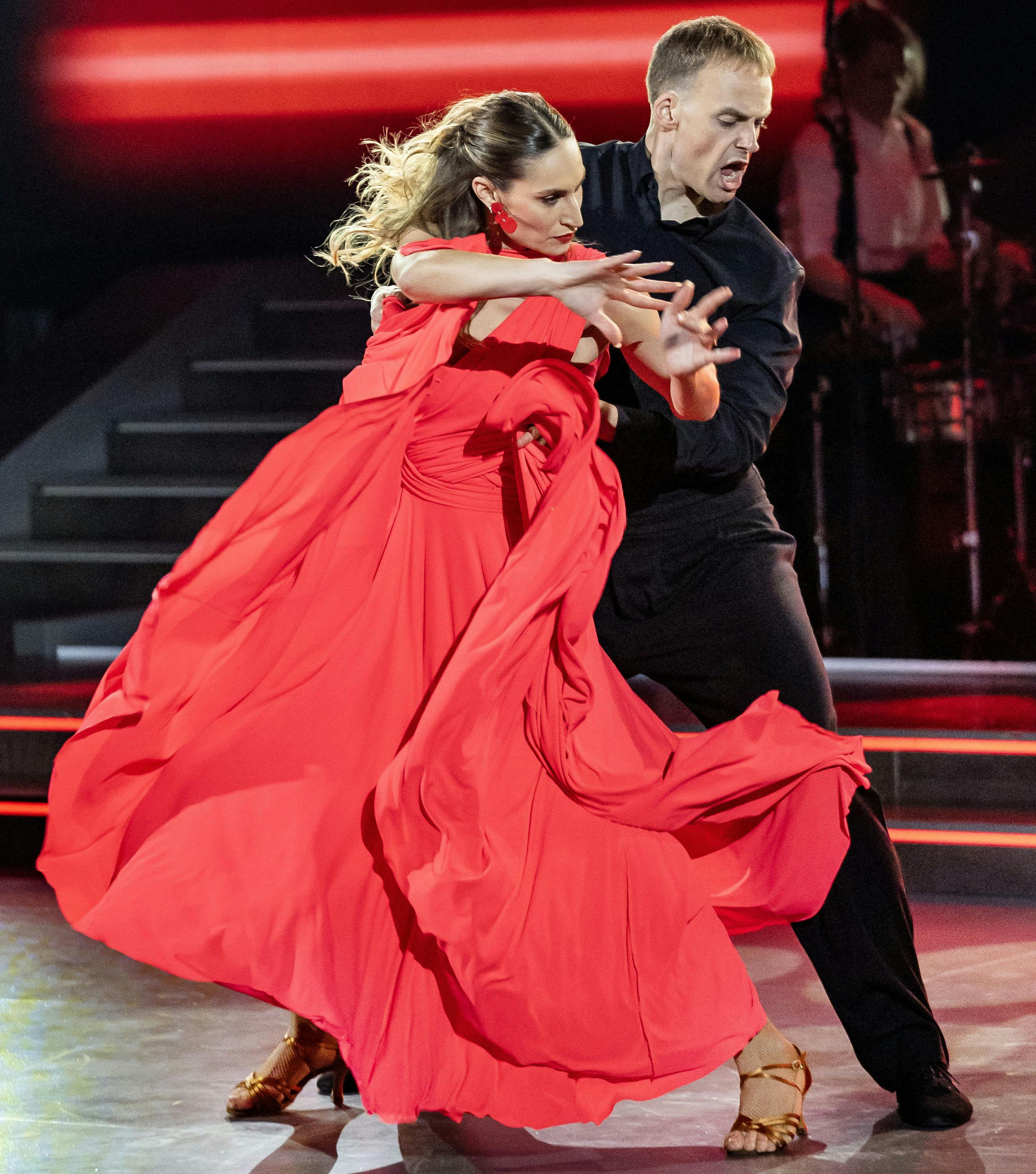 May Lifschitz og Mads Vad i Vild med dans 2024. 