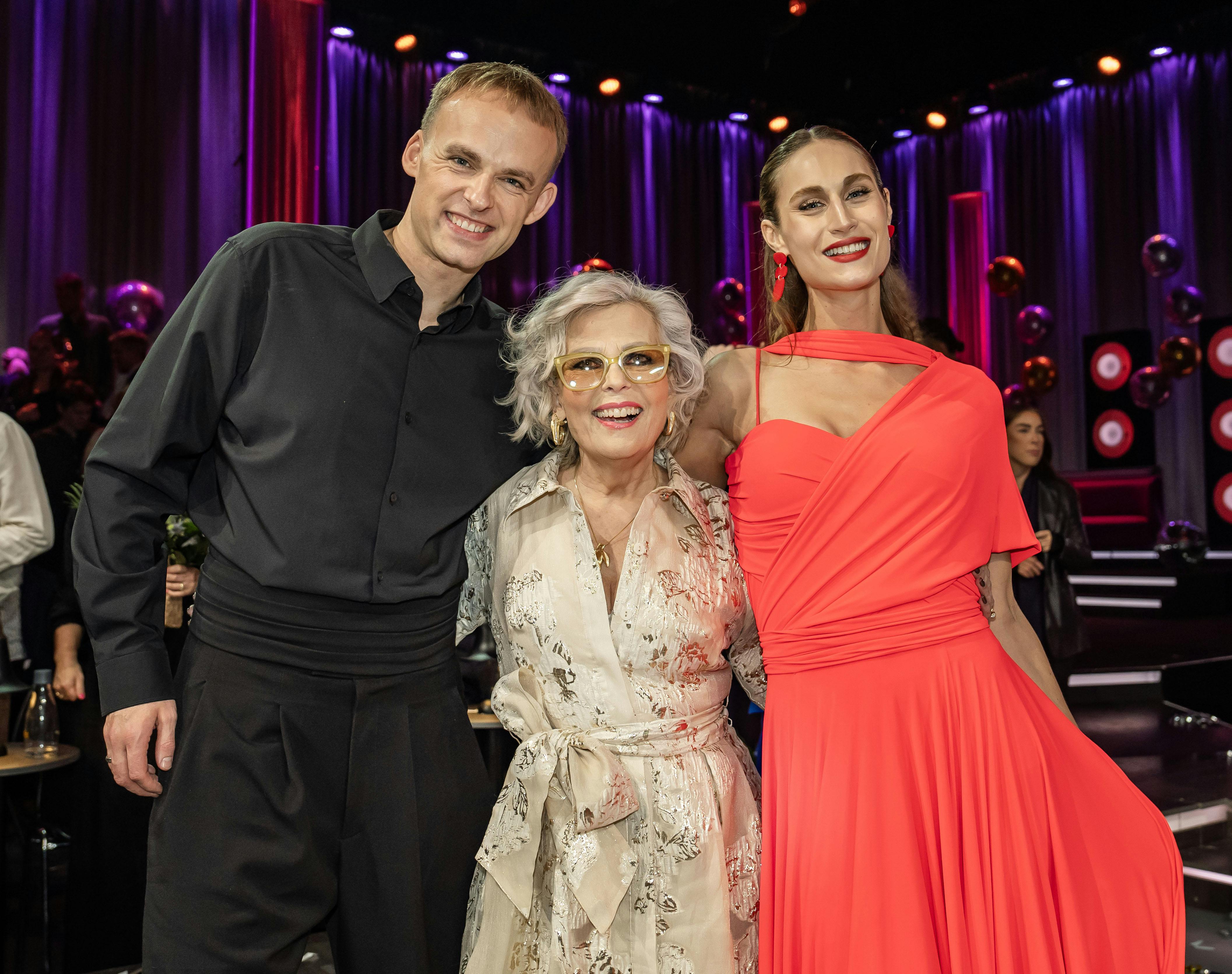 Mads Vads sammen med Lene James Mikkelsen og May Lifschitz.