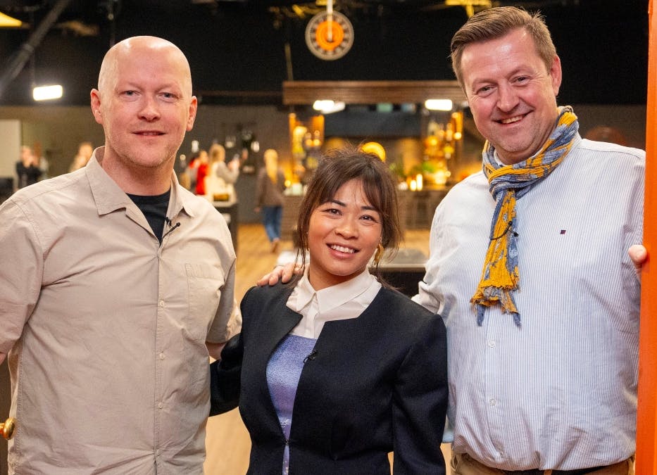 Jakob Mielcke, Dak Wichangoen og Jesper Koch er klar til at slå dørene op til "MasterChef Jul"
