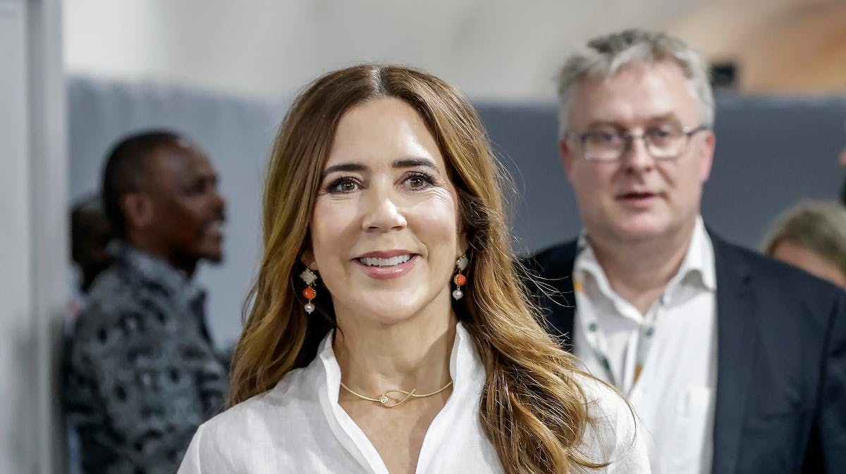 Dronning Mary i den Afrikanske Pavillion til COP30-klimatopmødet i Belém, Brasilien.