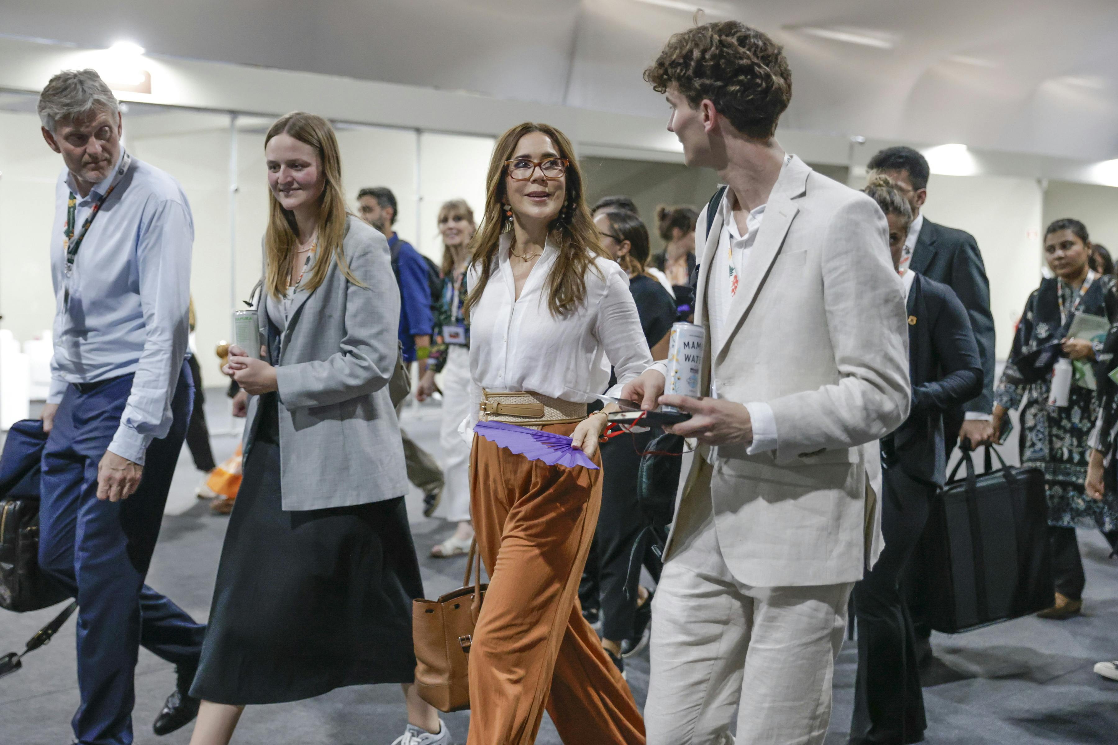 Dronning Mary til COP30-klimatopmødet i den brasilianske by Belém.