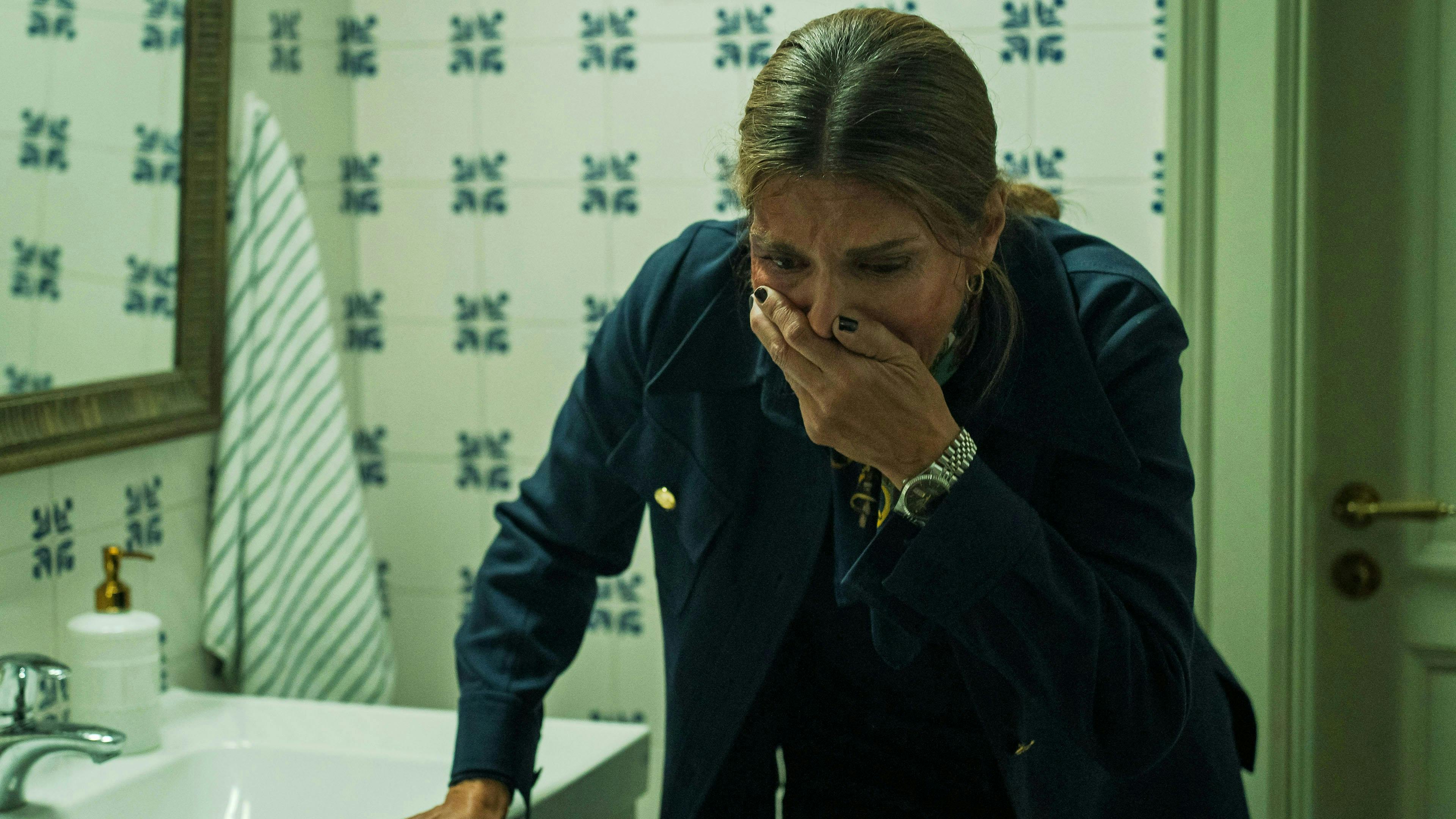 Frigg Mossmann bryder sammen i "Oxen 2"