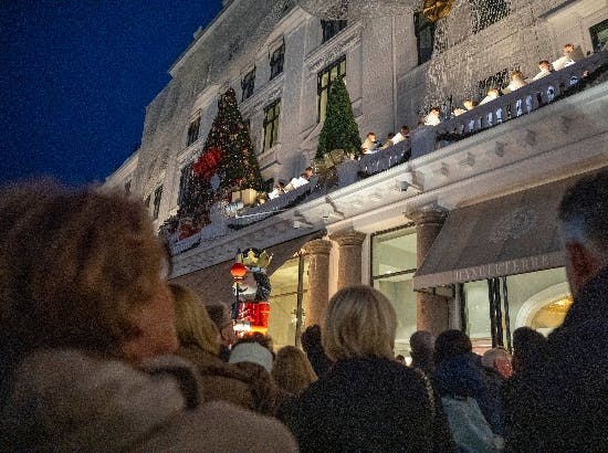 Julehyggen er i gang på Hotel d'Angleterre