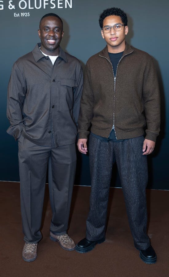 Melvin og Isac nød en god aften i Operaen