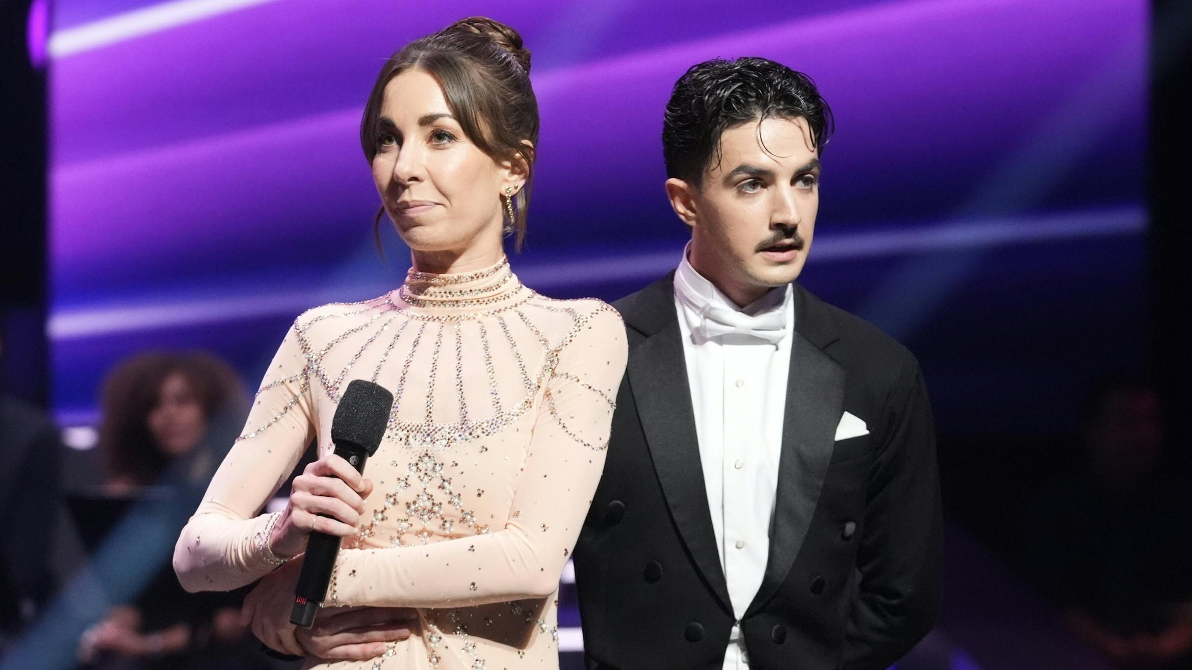 "Vild med dans"-parret Julie Rudbæk og Eugen Miu var ærgerlige over at komme i omdans. 