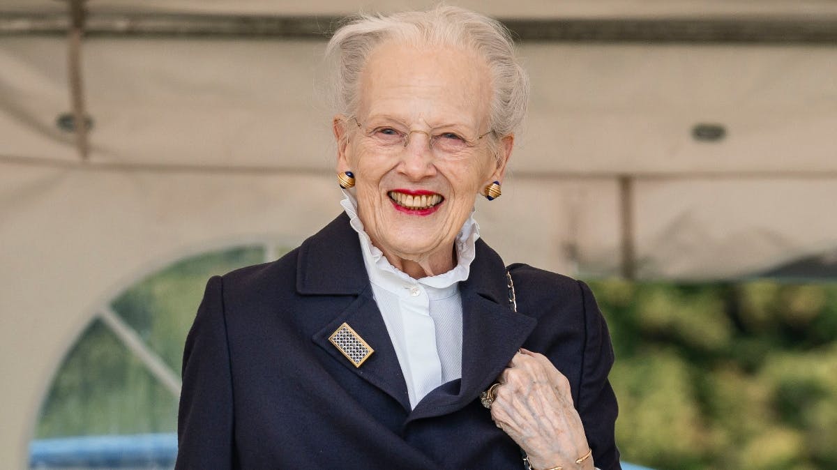 Dronning Margrethe nyder livet med kunsten