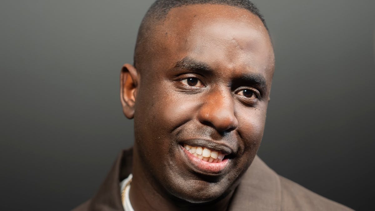 Melvin Kakooza var i godt selskab på stor aften