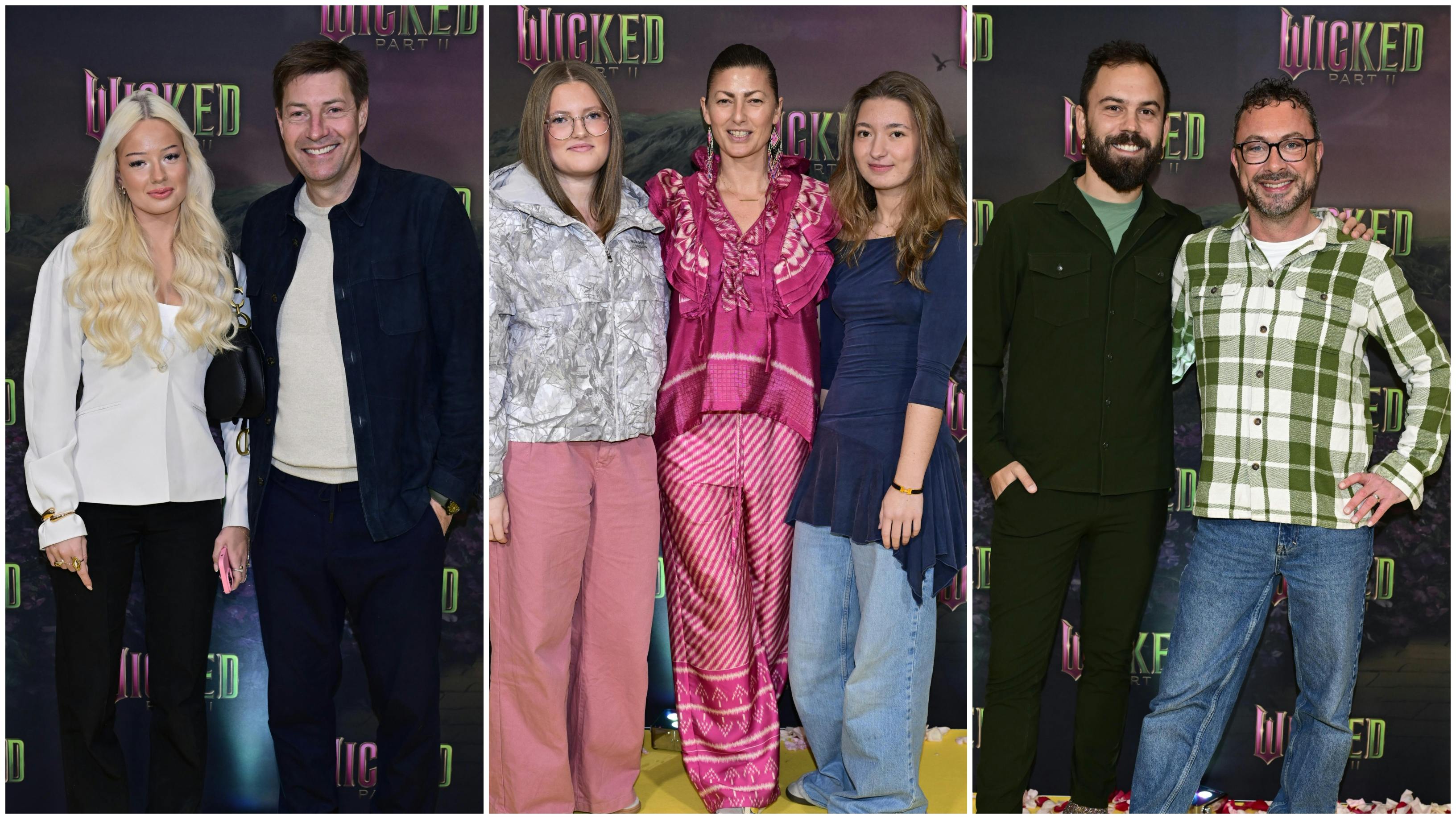 Gæster til gallapremiere på "Wicked - part II". 